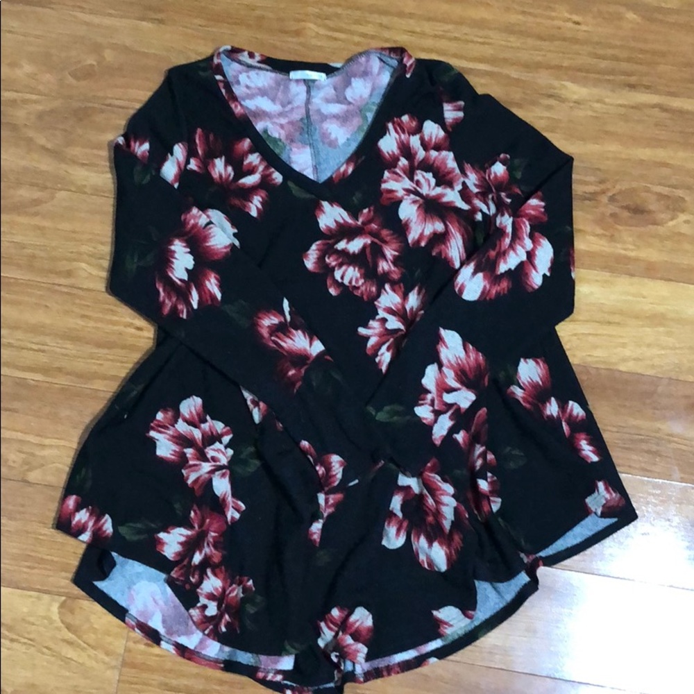 Long Sleeve Floral Top